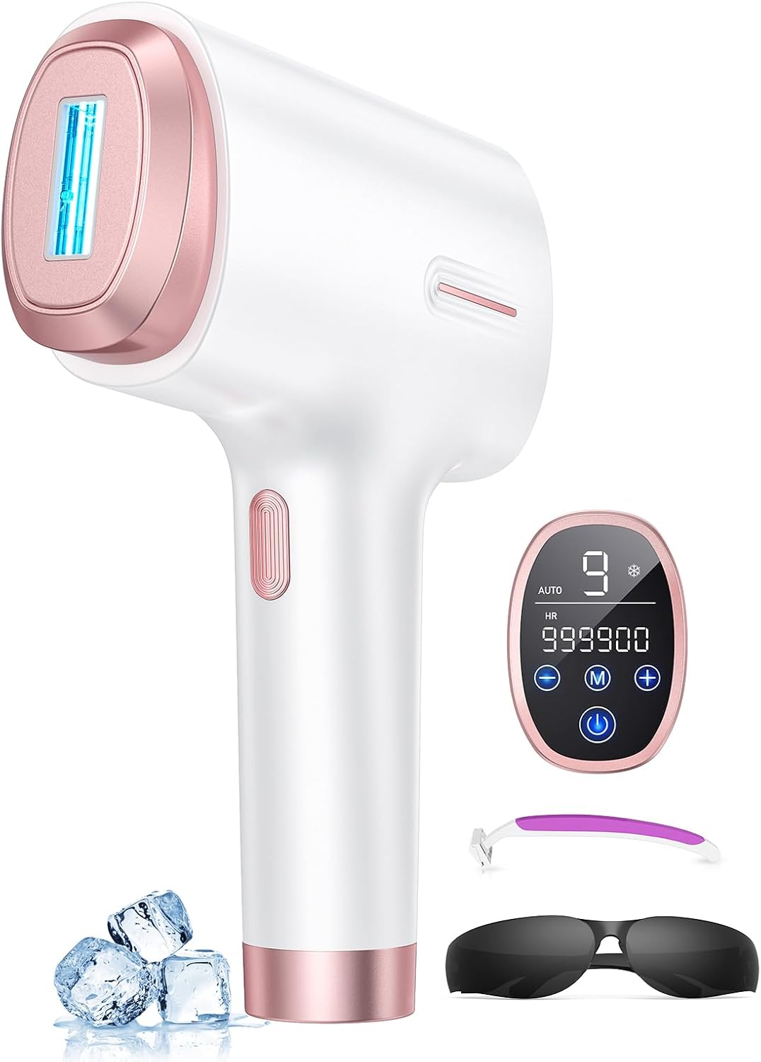 Depiladora laser IPL para Mujeres y Hombres | Tecnología de Enfriamiento a 45°F