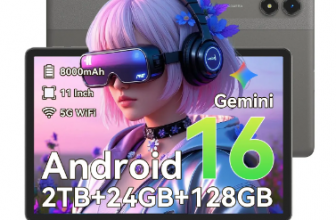 Tableta Android 11″ con 24 GB RAM, 128 GB ROM