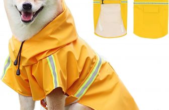 Impermeable para Perros (Amarillo, 3XL (Chest: 29.1‘’, Body 23.6»))