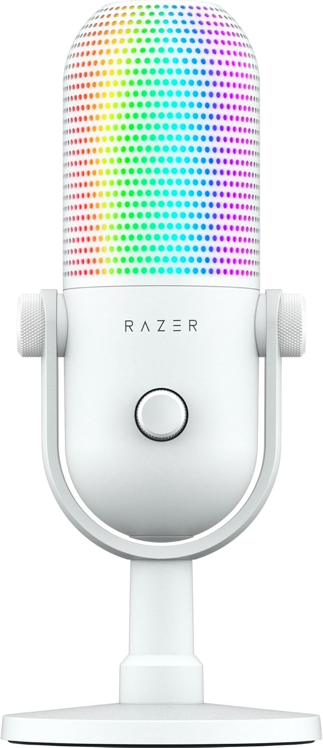 Razer Seiren V3 Chroma RGB Micrófono USB: iluminación reactiva de Flujo y Juego