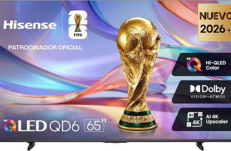 Hisense QD6S Pantalla 65 Pulgadas, Hi-QLED 4K Smart TV, Fire TV