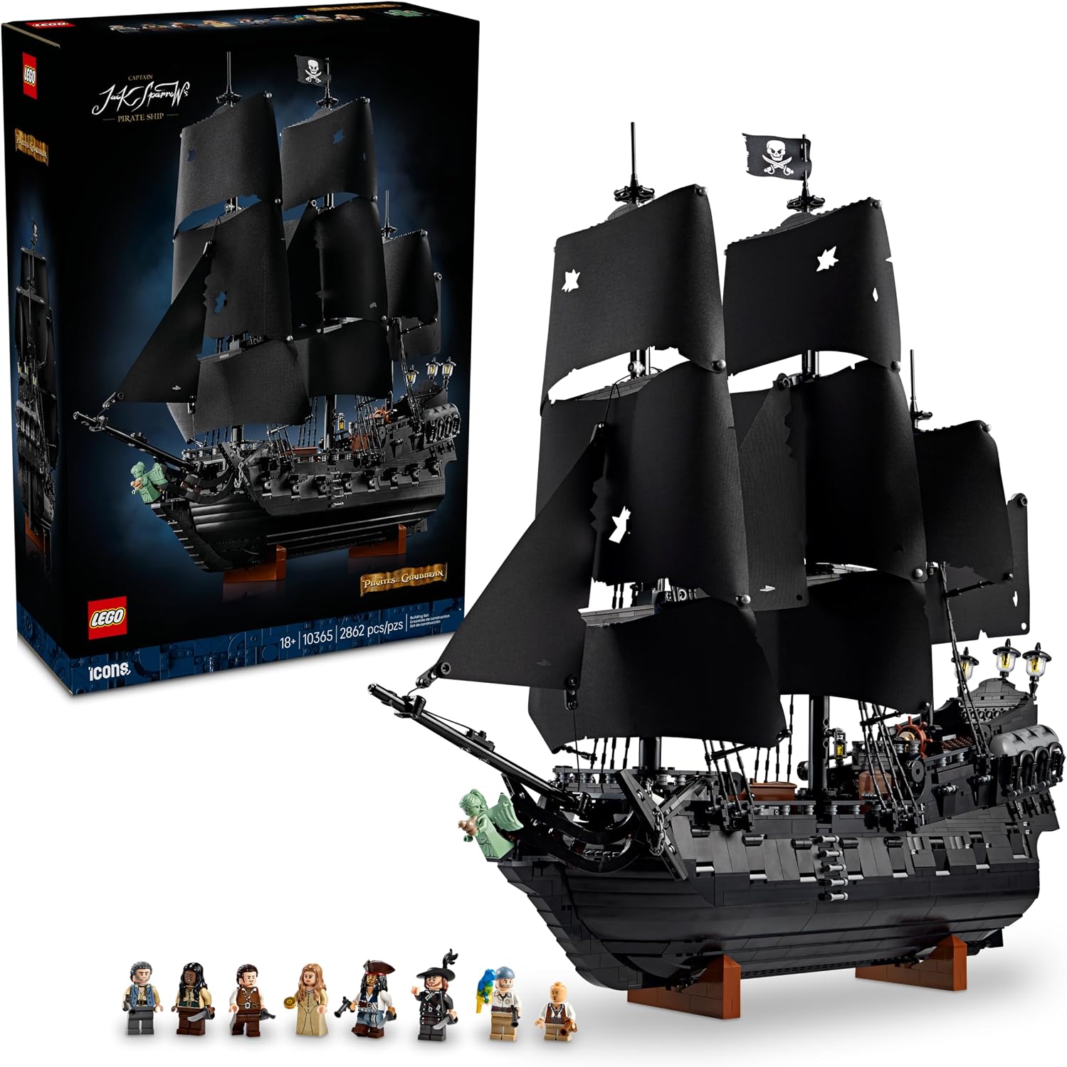 LEGO Icons Barco Pirata del Capitán Jack Sparrow