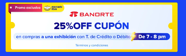 Cupon Mercado Libre: | $2000 OFF | Min. $7000