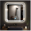 Espejo Con Luz Led Pared Baño Touch 3 Luces 50cm