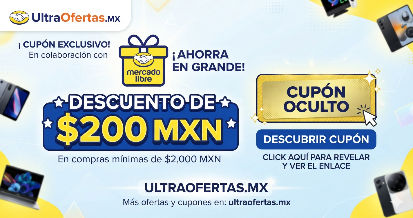 Mercado Libre: Cupón de $200 | compra min. $2000