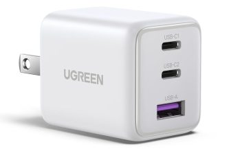 30W GAN Cargador Tipo USB C con 3 Puertos