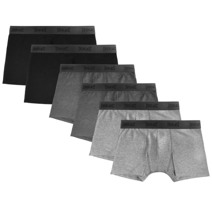 6 Pack Bóxer Largo Everlast Hombre