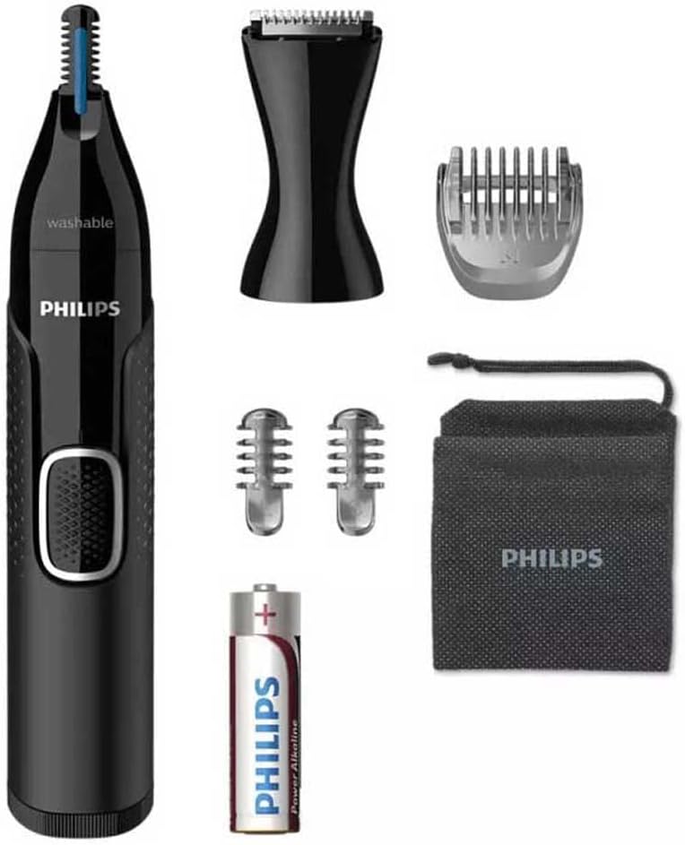 Philips Recortadora de Vello Nasal Series 5000, rasuradora para Nariz