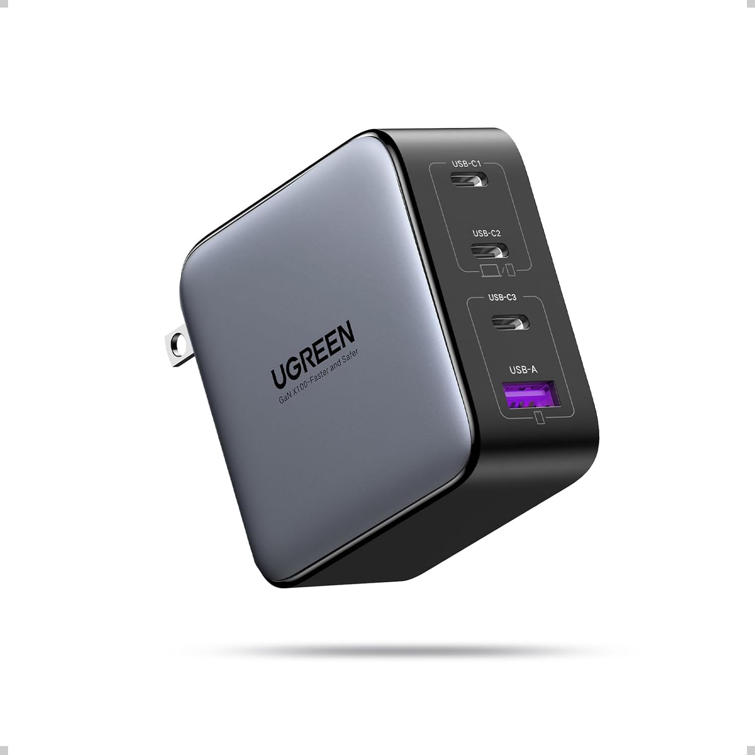 Nexode 100W Cargador USB Tipo C GAN con 4 Puertos