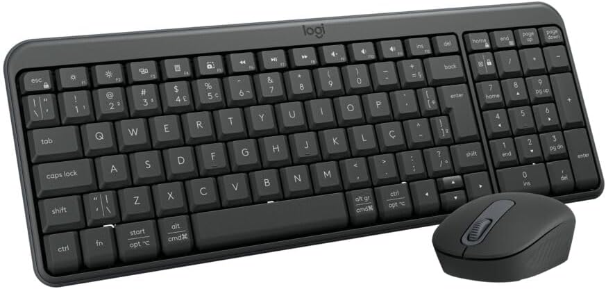 Logitech MK250 Combo Teclado Compacto y Mouse Inalámbricos Bluetooth para Windows