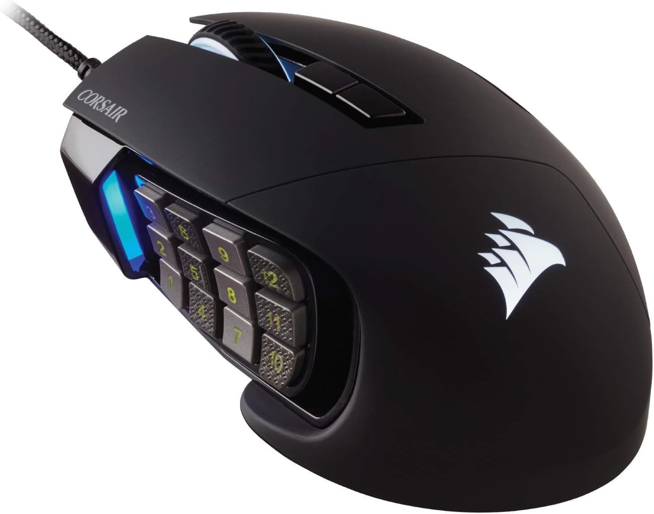 Corsair Scimitar RGB Elite Ratón con Cable para Juegos MOBA/MMO