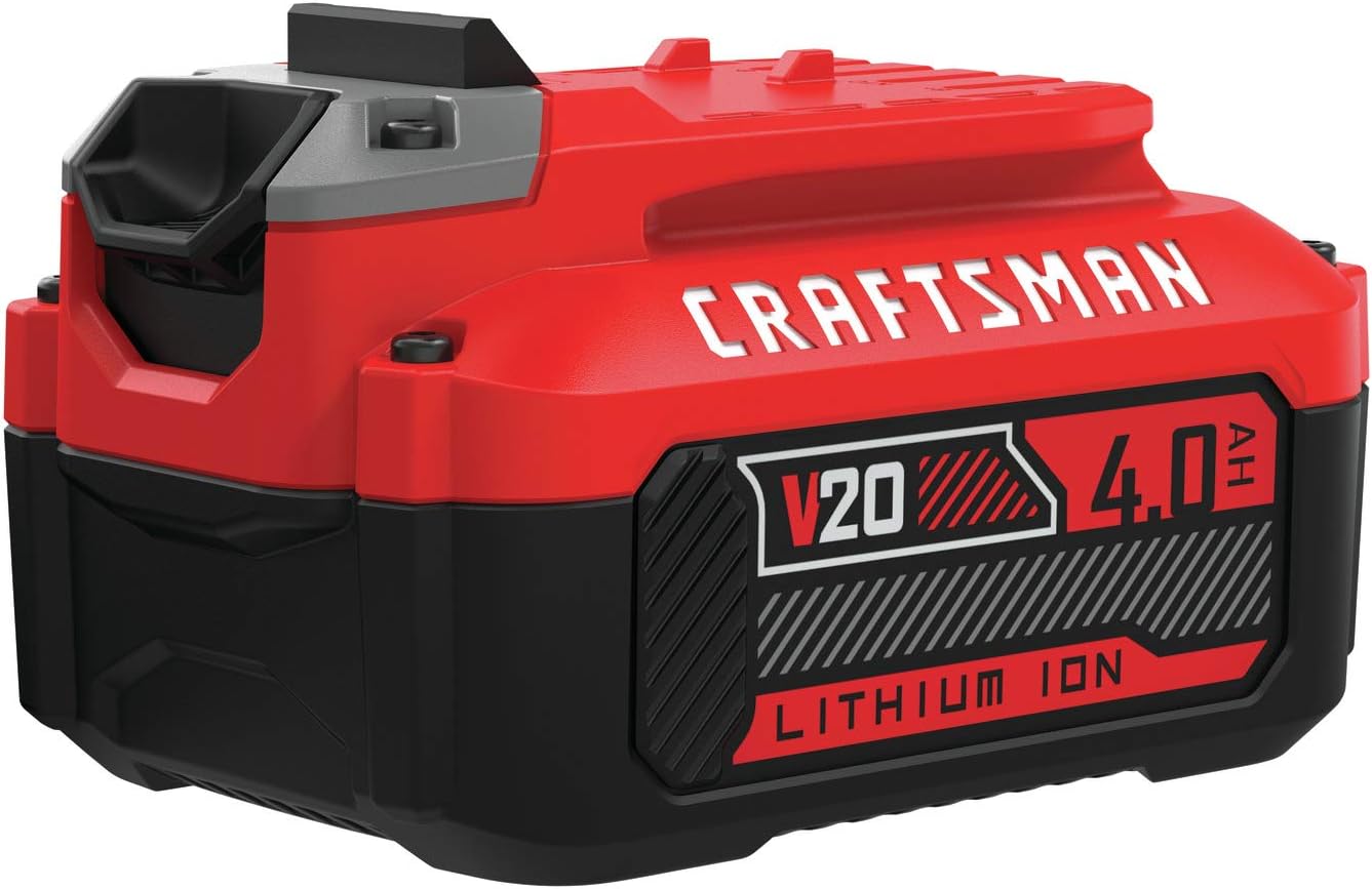 Craftsman Batería de Iones de Litio V20, 4.0 amperios Hora