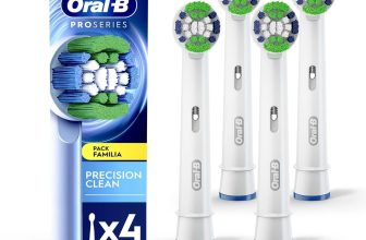 Oral-B Precision Clean, Cabezal Redondo de Repuesto para Cepillo Eléctrico, 4 Unidades