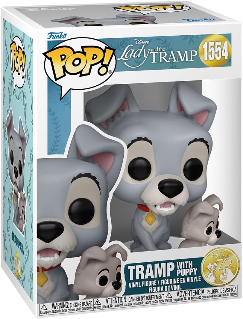 Funko Pop! Disney: Lady and The Tramp – Tramp with Puppy