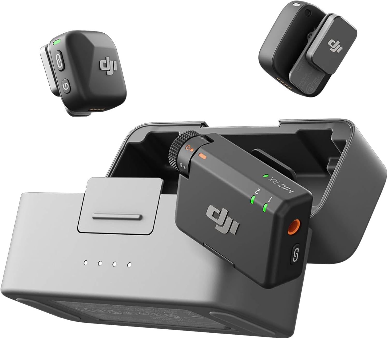 dji Mic Mini (2 TX + 1 RX + Estuche de Carga), micrófono inalámbrico