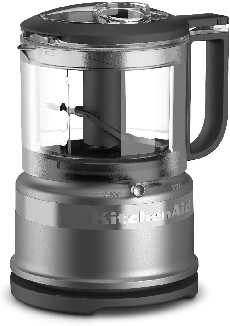 KitchenAid KFC3516CU Picador de alimentos 3, 5 tazas, Plateado Contour