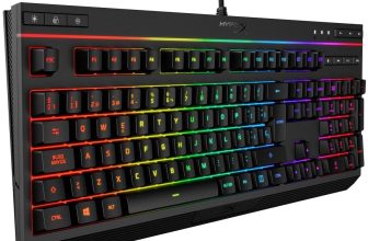 HyperX Teclado Gaming Alloy Core RGB, de Membrana, con Cable