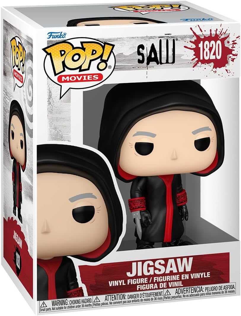 Funko Pop! Movies: Saw – Jigsaw – 1/6 Odds for Rare Chase Variant – (Styles May Vary) – Collectable