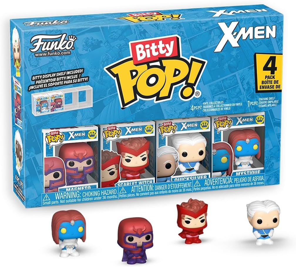 Funko Pop! Bitty: X-Men – Magneto, Scarlet Witch, Quicksilver