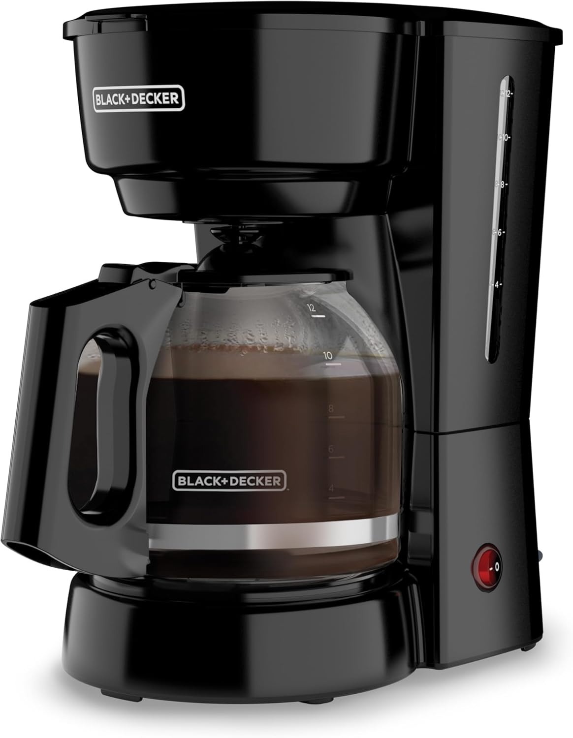 Black+Decker Cafetera 12 Tazas con Sistema de Goteo Vortex, CM0916B