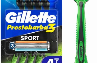 Gillette Rastrillo Prestobarba3 Sport con 3 Hojas para Rasurar 4 Uds