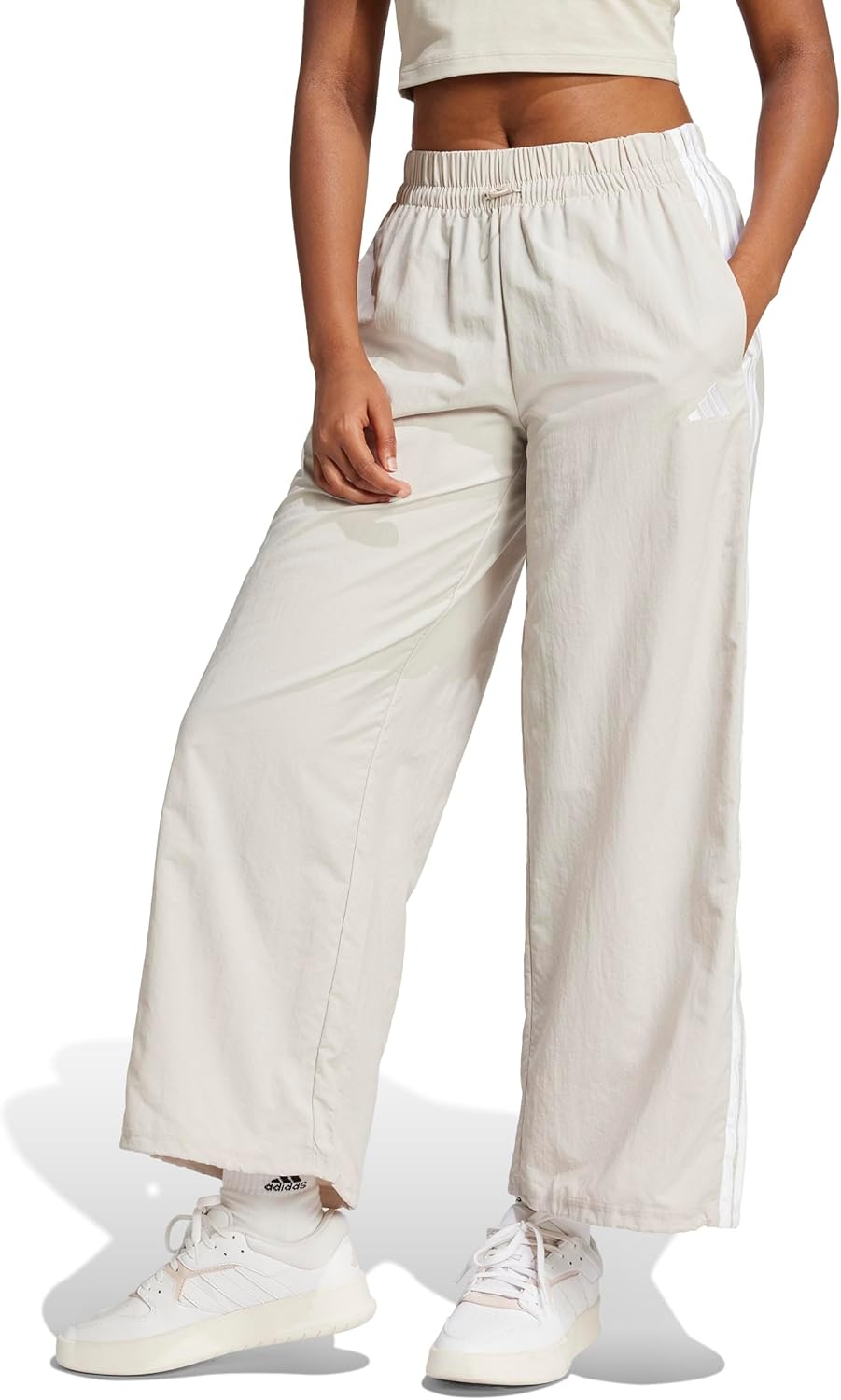 adidas Pantalones Deportivos de 3 Rayas para Mujer
