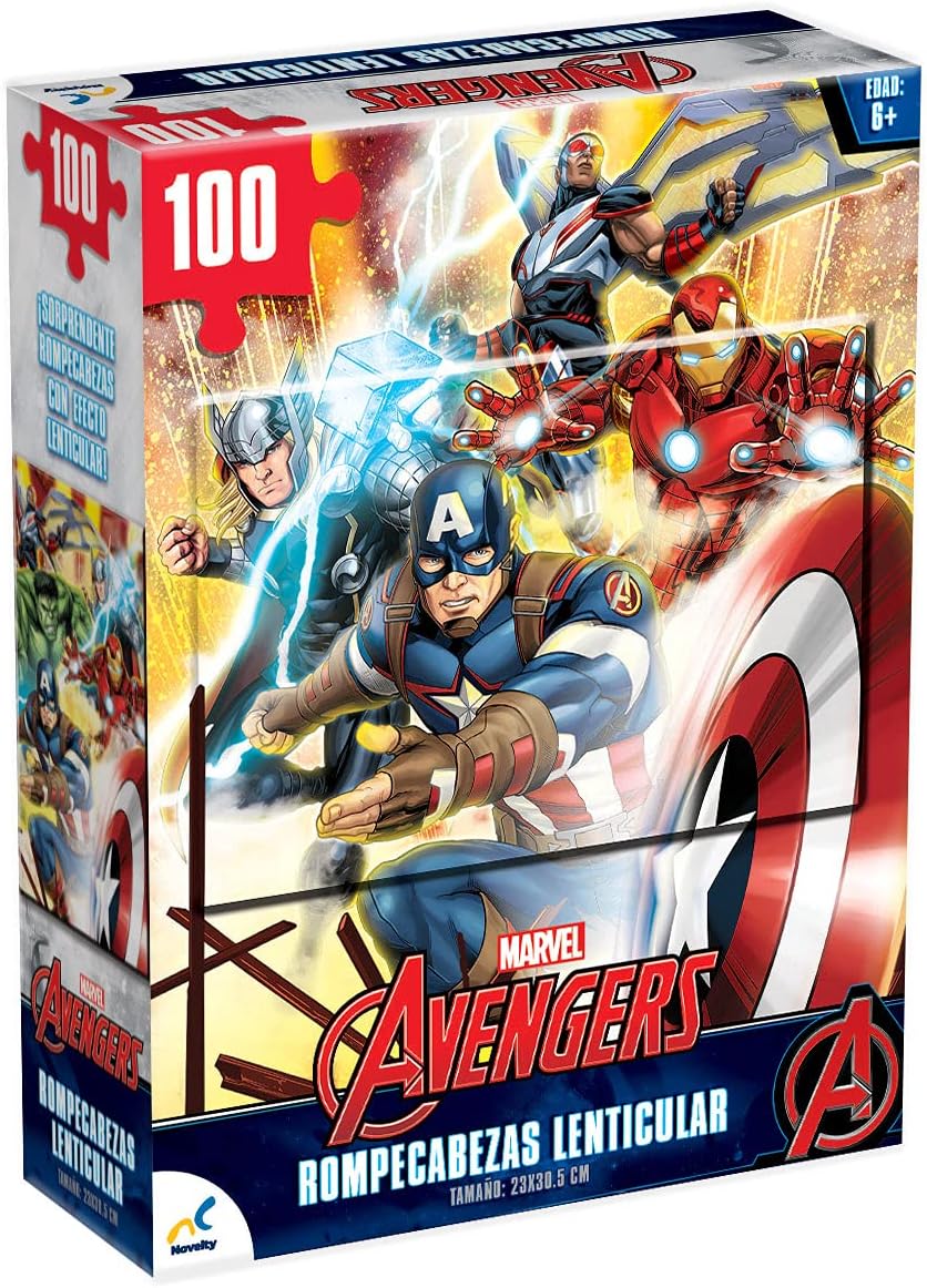 Novelty Corp Rompecabezas 3D de los Avengers