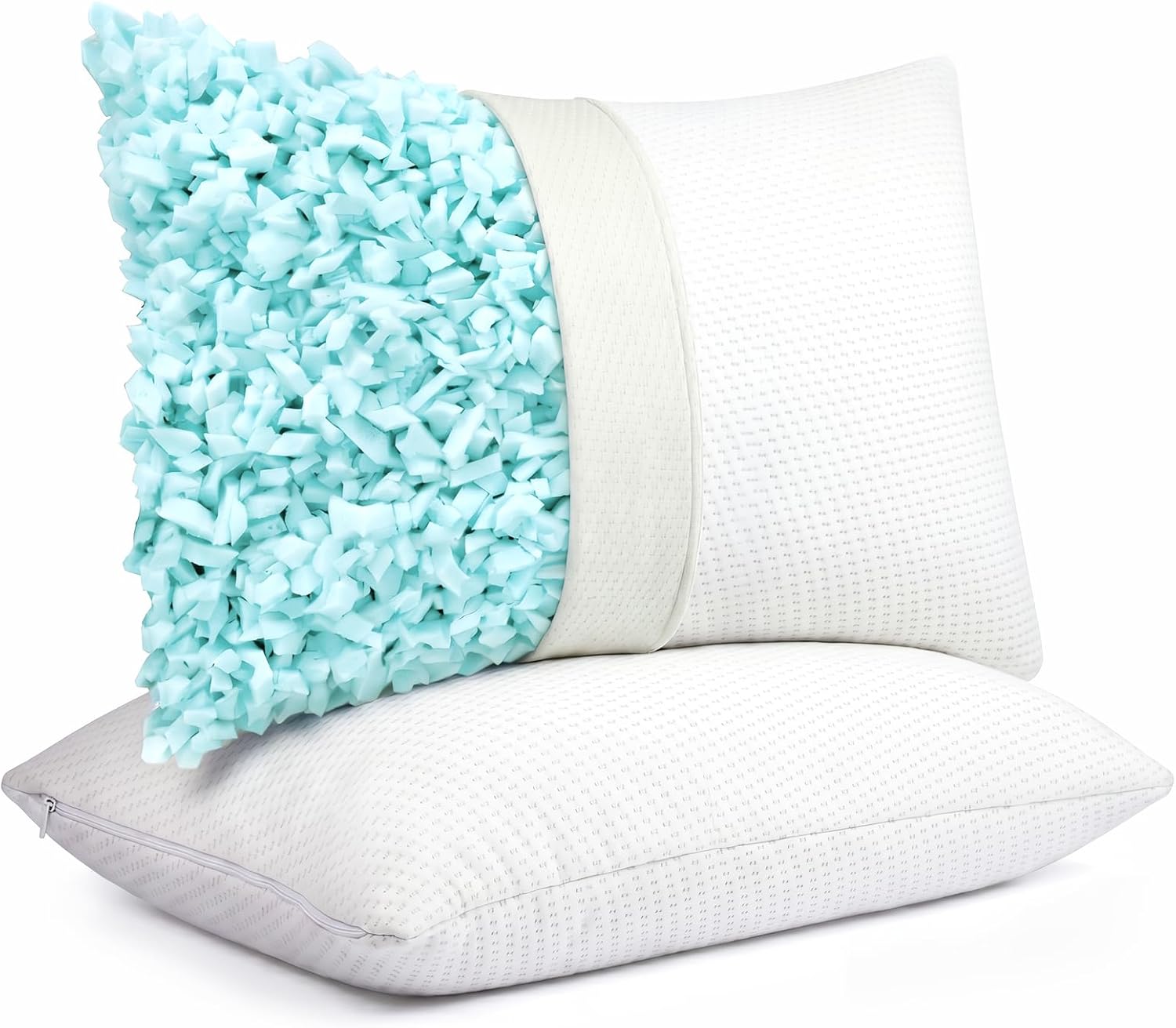 CozyBloom Altura Ajustable  2 Piezas Tamaño Estándar Pillow (44cm x 65cm)