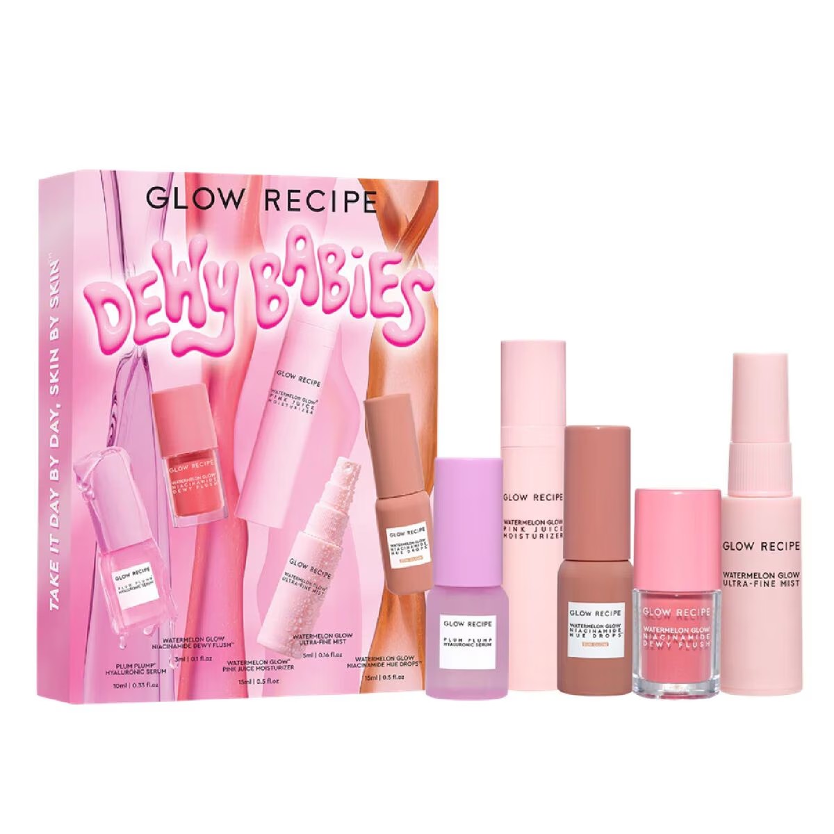 GLOW RECIPE | DEWY BABIES KIT set de productos para el cuidado de la piel