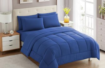 Sweet Home Collection – Cama en una Bolsa, Color sólido, Azul Royal