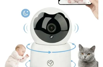 Cámara Seguridad WiFi 1080p 360° Visión Nocturna