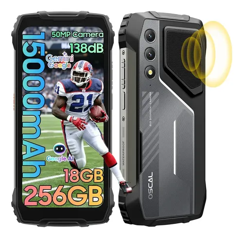 Mercado libre: Oscal Pilot 1 Robusto 256GB 18GB RAM IP69K Android 15