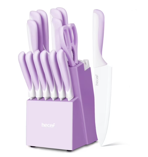 Walmart: Juego de Cuchillos de Cocina hecef de 15 Piezas