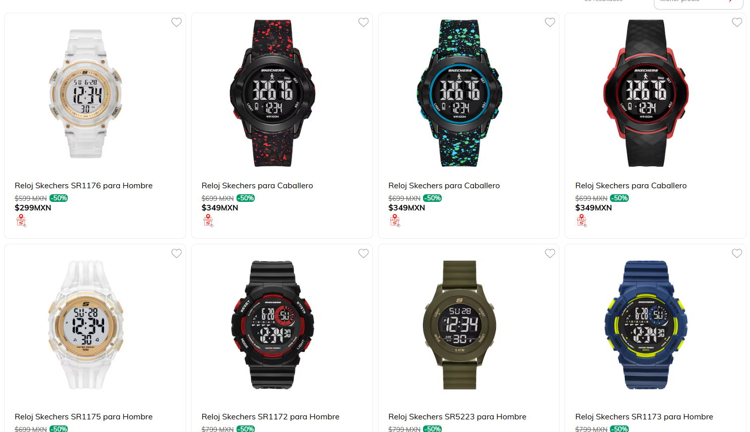 Sanborns: Hasta 80% de descuento en relojes para dama y caballero