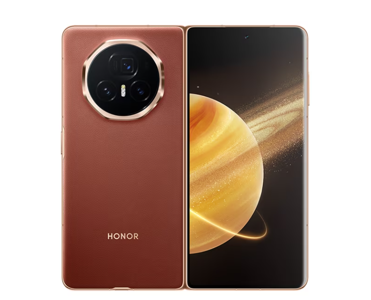 Teléfono plegable Honor Magic V3 5G de 9,2 mm en marrón seda 12+512GB