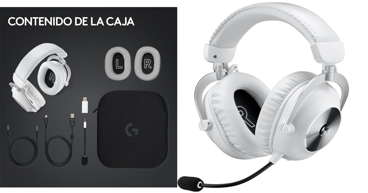 Logitech G Pro X 2 Lightspeed Audífonos Inalámbricos Gamer