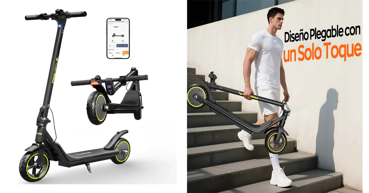 ð¥ Scooter Eléctrico Honey Whale M1 LITE de 500W ð¥Precio Final con ⭐️Cupón combinable + ✅Cupón Bancario queda en $3,204ð¤