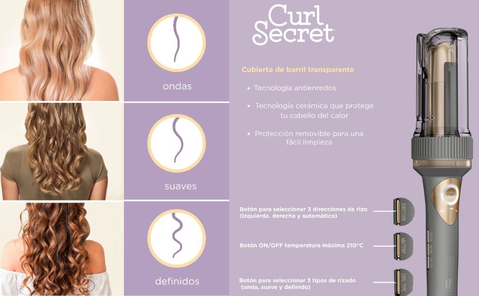 Conair Curl Secret Infinity Pro – Rizador Automático 1.25″