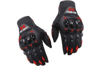 hanylish Guantes para Motociclista, Antideslizante