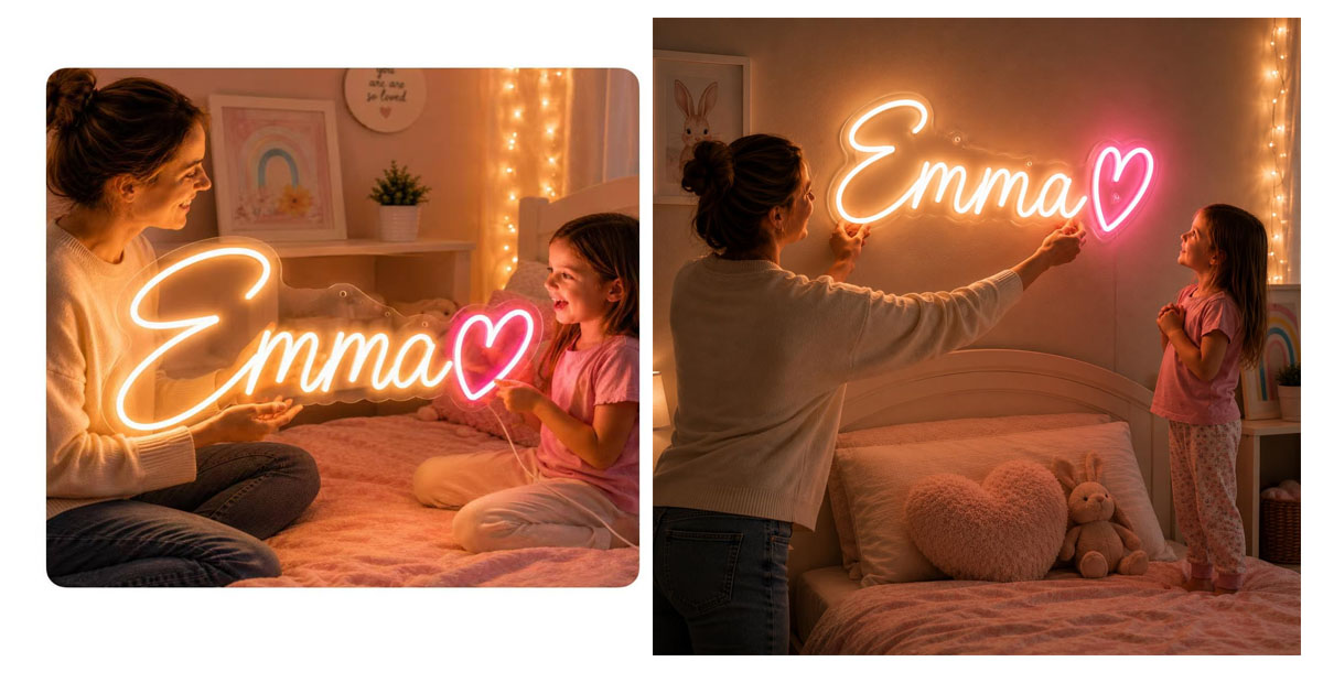 ð¥ð¥Letrero LED Personalizable de Neón (Nombre, Texto o Logo) – TIRXUIND