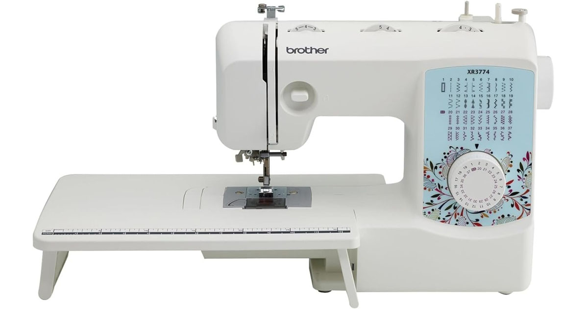 Brother XR3774 Maquina para coser y acolchado completa con 37 puntadas
