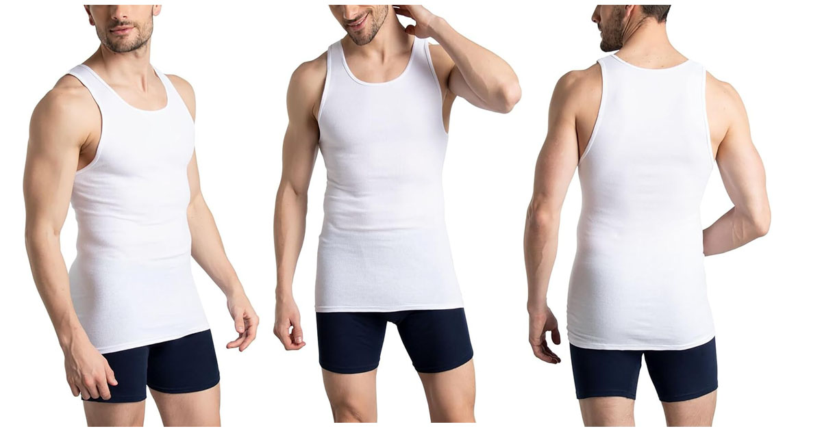 Fruit of the Loom Camiseta de Tirantes para Hombre 8 pza