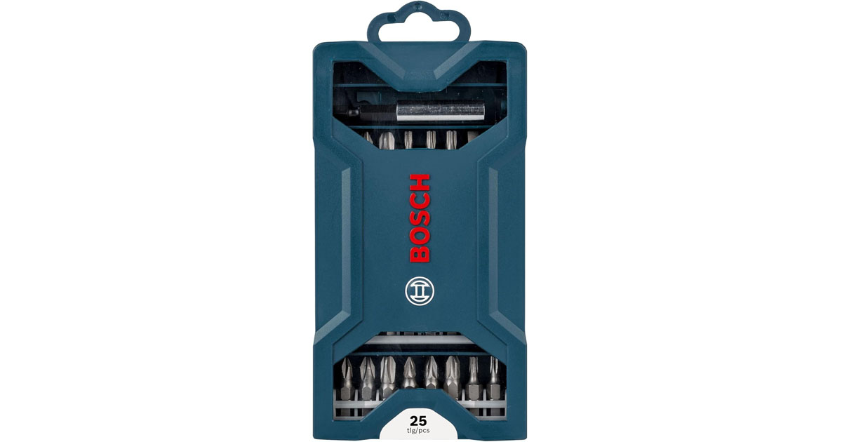 Bosch Set de Puntas para atornillar Mini X-Line con 25 und