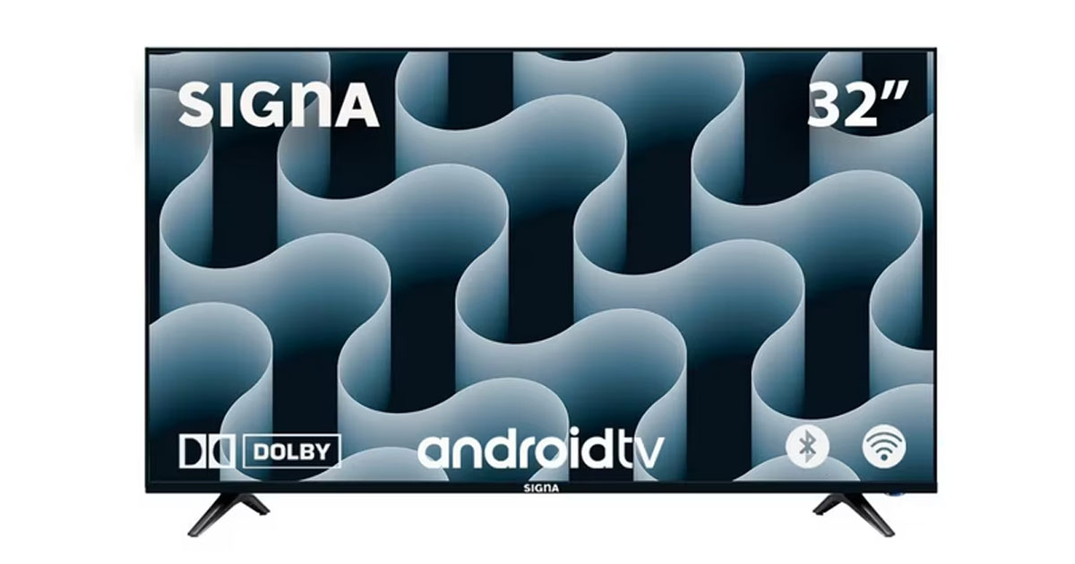 Smart Tv Pantalla 32 Pulgadas Signa Android Tv Led Hd Bluetooth Dolby Audio