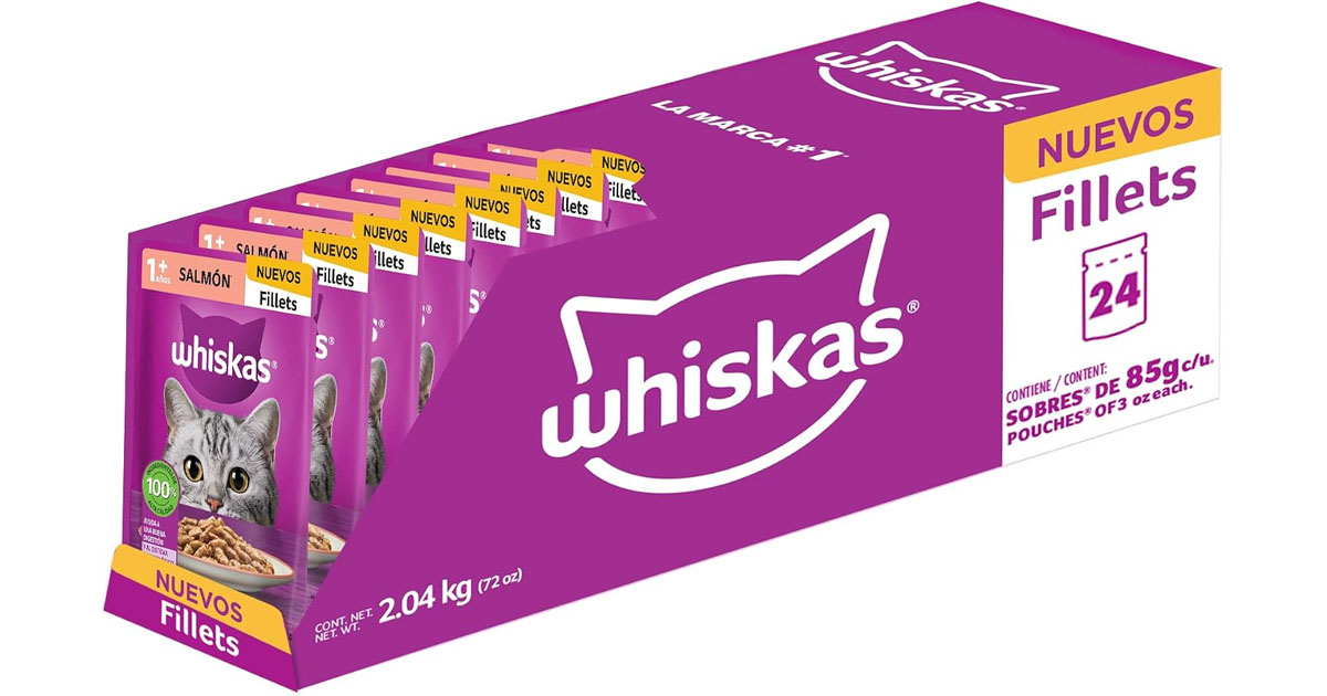 Alimento para Gatos, Sabor Salmón, con Ingredientes Naturales