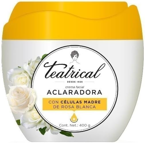 – Crema aclarante. Con células madre de rosa blanca que trabajan a nivel celular para unificar el