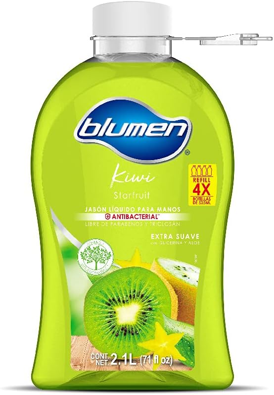 Blumen Jabon Liquido Kiwi Botella Gota 2100 ml