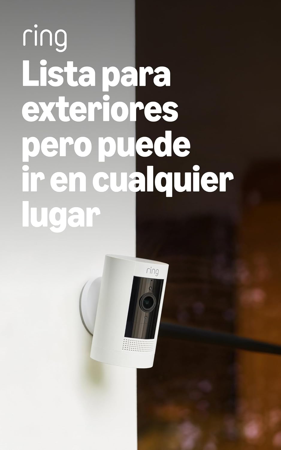 Cámara para exteriores Ring: Cámara resistente a la intemperie