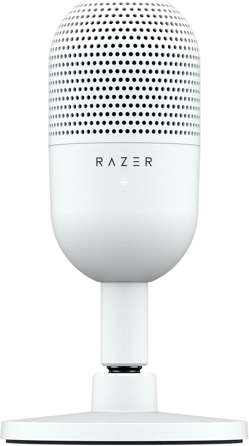 Razer Seiren V3 Mini Micrófono USB: Micrófono De Condensador – Supercardioide – Sensor De Toque para