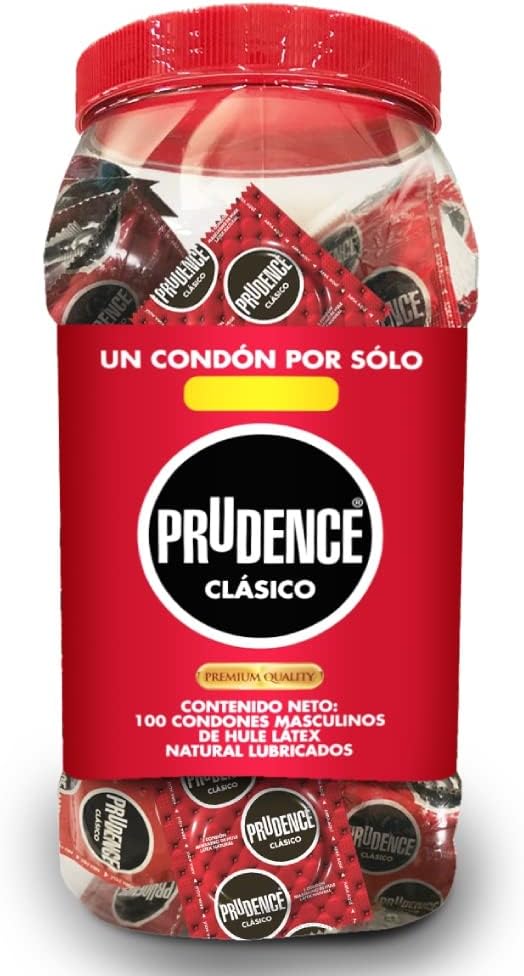 Prudence Clásico condones de látex, no huele a látex